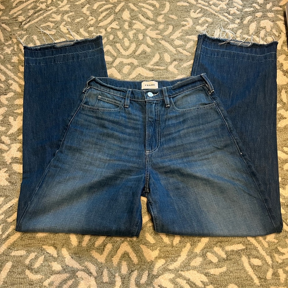 Frame High'N Tight Wide Leg Jean
